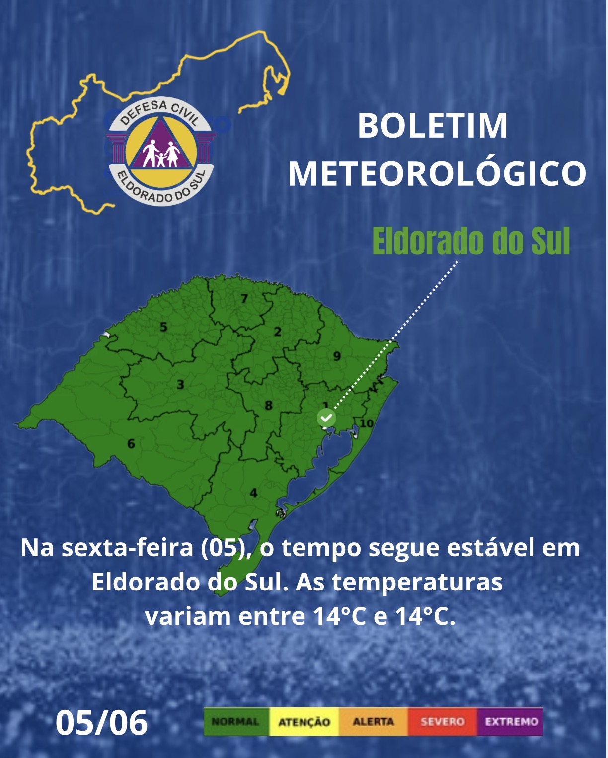 Foto do alerta